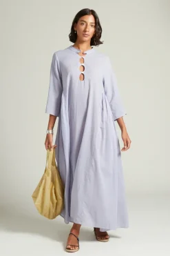 Chan Luu Dresses^Anokhi Keyhole Dress Cosmic Sky