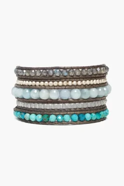 Chan Luu Bracelets^Aquamarine Mix Horizon Wrap Bracelet