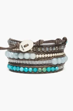 Chan Luu Bracelets^Aquamarine Mix Horizon Wrap Bracelet