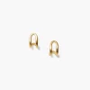 Chan Luu Earrings^Arc Huggies Yellow Gold