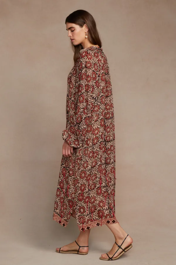 Chan Luu Dresses^Ava Floral Dress Red