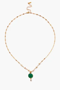 Chan Luu Necklaces^Aventurine Mix And Pearl Penina Pendant Necklace