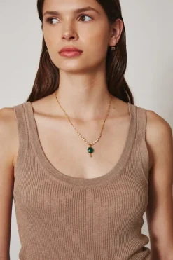 Chan Luu Necklaces^Aventurine Mix And Pearl Penina Pendant Necklace