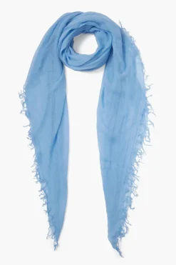 Chan Luu Scarves^Baby Blue Cashmere And Silk Scarf