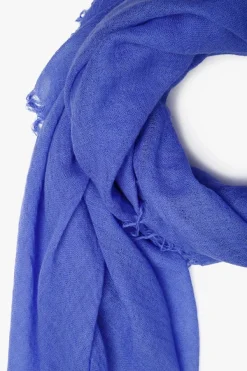 Chan Luu Scarves^Baja Blue Cashmere And Silk Scarf