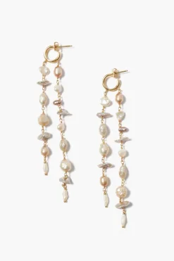 Chan Luu Earrings^Bali Waterfall Earrings Champagne Mix