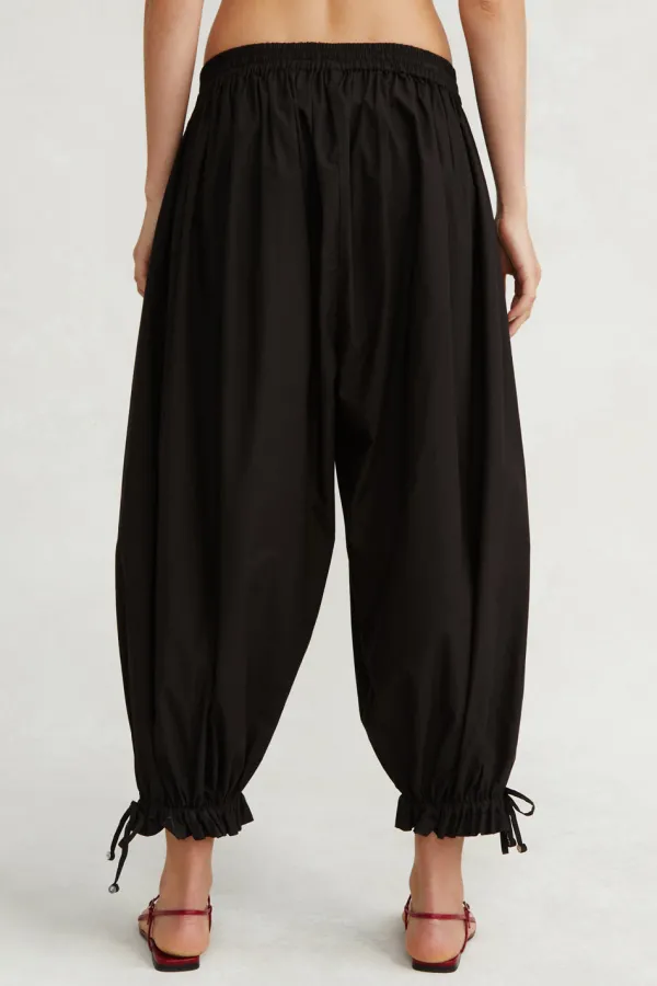 Chan Luu Bottoms^Balloon Poplin Pant Caviar