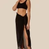 Chan Luu Bottoms^Black Tassle Sarong