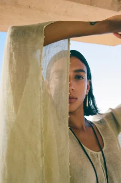 Chan Luu Dresses^Calypso Caftan Light Sage