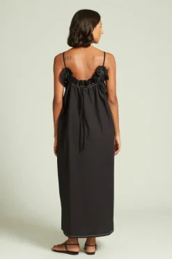 Chan Luu Dresses^Clara Poplin Dress Caviar