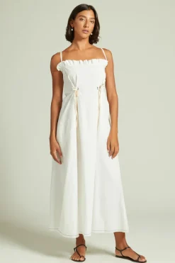 Chan Luu Dresses^Clara Poplin Dress Natural