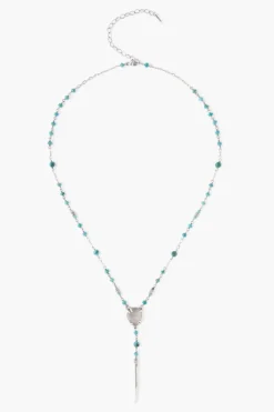 Chan Luu Necklaces^Compressed Turquoise Mix Y-Necklace