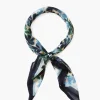 Chan Luu Bandanas^Crown Blue Floral Bandana