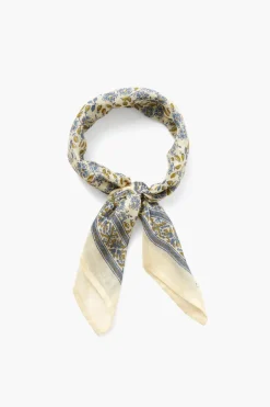 Chan Luu Bandanas^Daisy Floral Print Bandana Seed Pearl