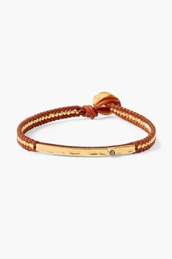 Chan Luu Bracelets^Diamond Bar Single Wrap Bracelet Brown