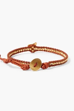 Chan Luu Bracelets^Diamond Mako Single Wrap Bracelet Brown