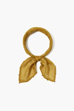Chan Luu Bandanas^Dotted Paisley Bandana Honey