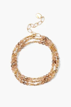 Chan Luu Bracelets^Dresden Naked Wrap Bracelet Gold Mix