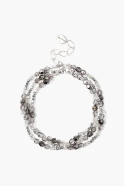 Chan Luu Bracelets^Dresden Naked Wrap Bracelet Silver Mix