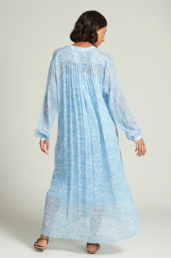Chan Luu Dresses^Eloise Floral Dress Baby Blue
