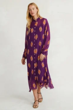 Chan Luu Dresses^Eloise Floral Dress Grape