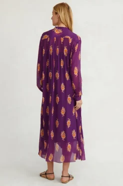 Chan Luu Dresses^Eloise Floral Dress Grape