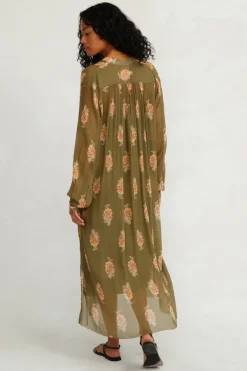 Chan Luu Dresses^Eloise Floral Dress Olive