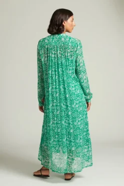 Chan Luu Dresses^Eloise Floral Dress Verdant Green