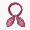 Chan Luu Bandanas^Embroidered Paisley Floral Bandana Rose Sorbet