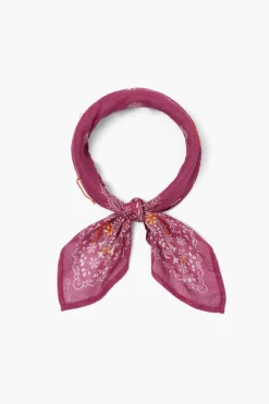 Chan Luu Bandanas^Embroidered Paisley Floral Bandana Rose Sorbet