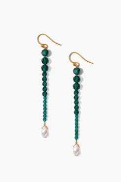 Chan Luu Earrings^Emerald Gota Earrings