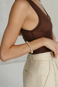 Chan Luu Bracelets^Emory Ball Chain Bracelet Silver