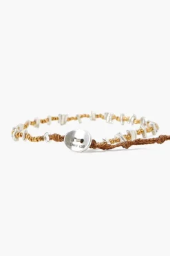 Chan Luu Bracelets^Etched Silver And Gold Nugget Bracelet