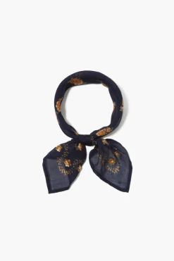 Chan Luu Bandanas^Floral Bandana Print Pageant Blue