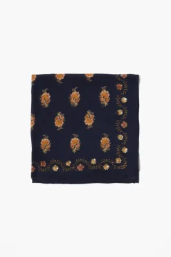 Chan Luu Bandanas^Floral Bandana Print Pageant Blue
