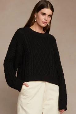 Chan Luu Knitwear^Georgina Sweater Black