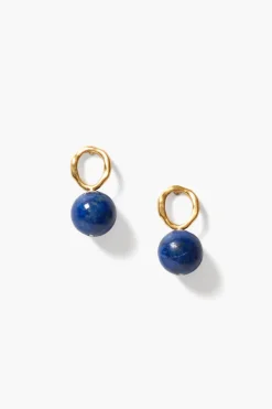Chan Luu Earrings^Globe Stud Earrings Lapis