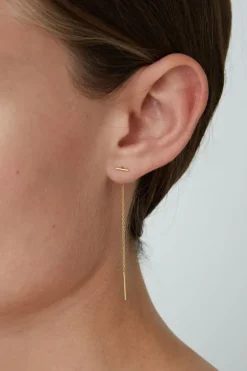Chan Luu Earrings^Gold Bar Chain Thread Earrings