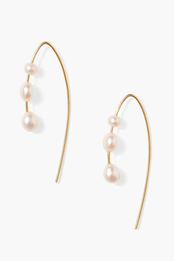 Chan Luu Earrings^Hanalei Pearl Earrings Gold