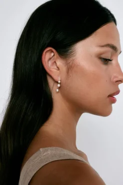 Chan Luu Earrings^Hanalei Pearl Earrings Silver