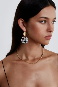 Chan Luu Earrings^Harlequin Earrings Black Mop