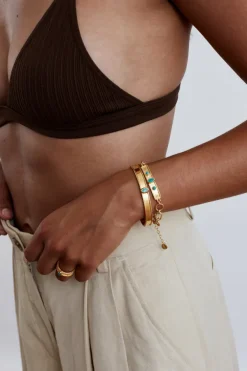 Chan Luu Bracelets^Helena Cuff Gold