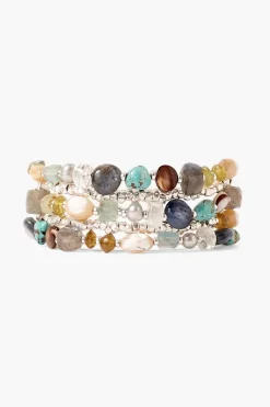 Chan Luu Bracelets^Jubilee Naked Wrap Bracelet Blue Mix
