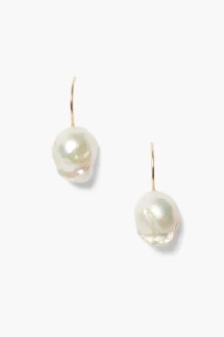 Chan Luu Earrings^14K Baroque Earrings White Pearl