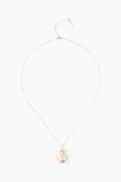 Chan Luu Necklaces^14K Diamond Le Baroque Natural Pink Necklace