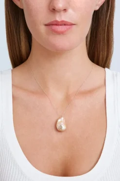 Chan Luu Necklaces^14K Diamond Le Baroque Natural Pink Necklace