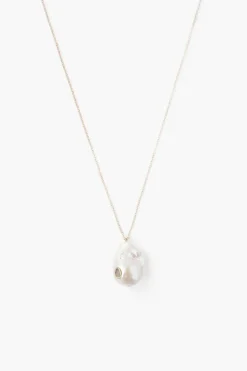 Chan Luu Necklaces^14K Diamond Le Baroque White Necklace
