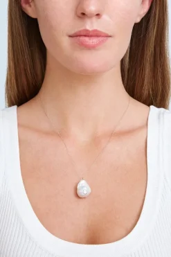 Chan Luu Necklaces^14K Diamond Le Baroque White Necklace