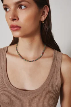 Chan Luu Necklaces^14K Emerald Mix Collar Necklace