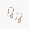 Chan Luu Earrings^14K Gold Sliced Diamond Earrings